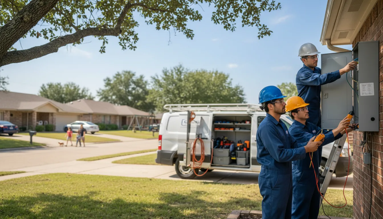 Certified electrician providing emergency electrical services in Maryland Line, MD